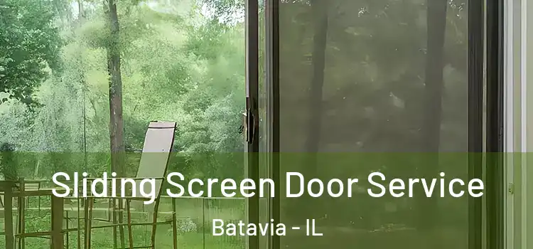 Sliding Screen Door Service Batavia - IL